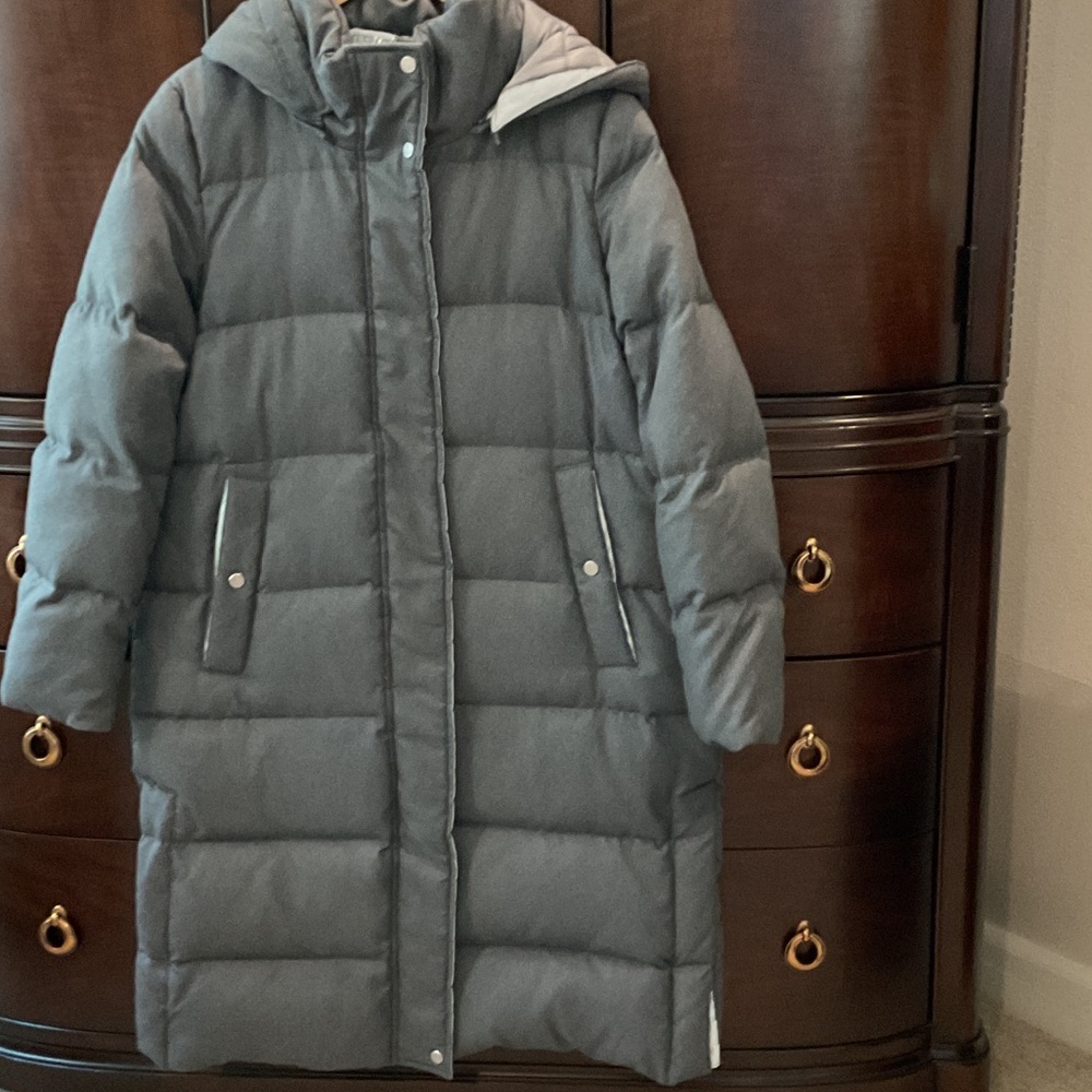 Andrew Marc Charcoal Puffer Coat